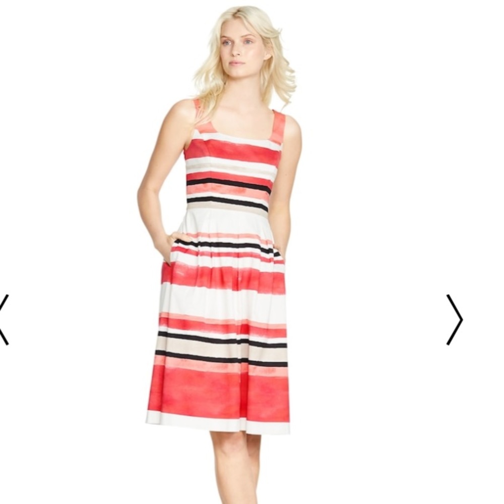 White House Black Market Sleeveless A-Line Dress